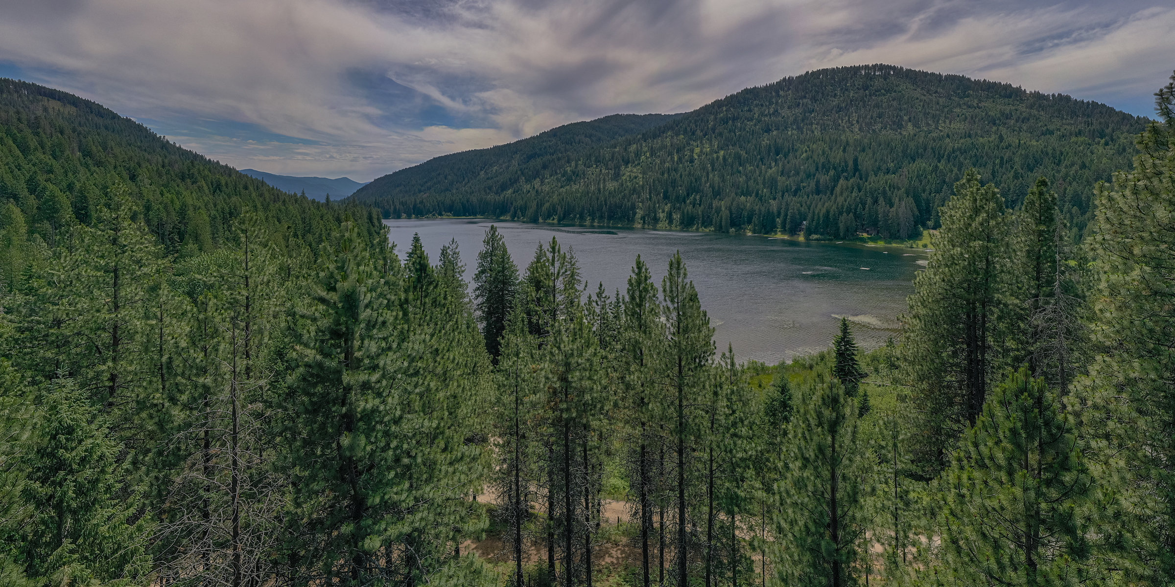 View of the lake